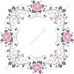 Floral Elegance Frame