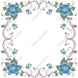 Floral Decorative Frame