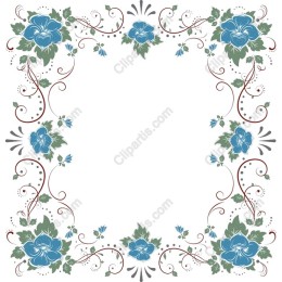 Elegant Floral Frame