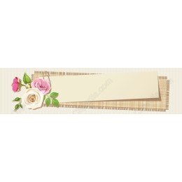 Elegant Floral with Decorative Banner