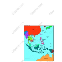 Southeast Asia Map - Educational & Creative Resource