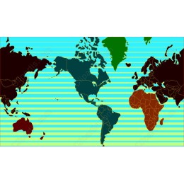 Vibrant World Map