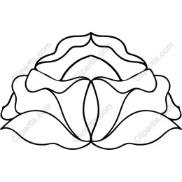 Elegant Floral Outline