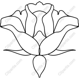 Lotus Flower Line Art