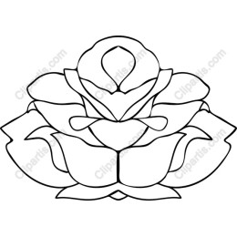 Stylized Rose - and