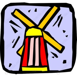 Vibrant Windmill