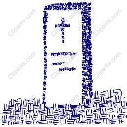 Textured Grave Marker