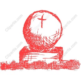 Bold Red Gravestone