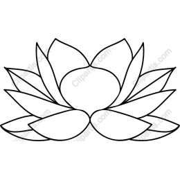 Lotus Flower Outline