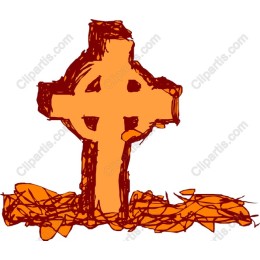 Stylized Orange Cross