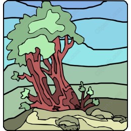 Abstract Tree Landscape