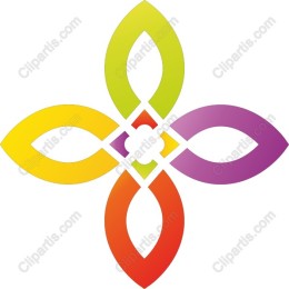 Vibrant Geometric Floral