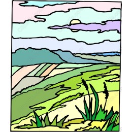 Serene Rolling Landscape