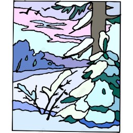Tranquil Winter Landscape