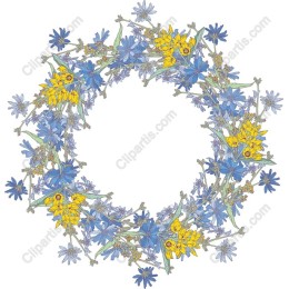 Vibrant Floral Wreath