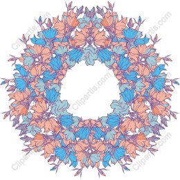 Vibrant Floral Wreath