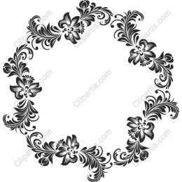 Elegant Floral Circle