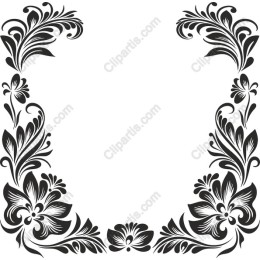 Elegant Floral Frame
