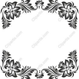 Elegant Floral Border