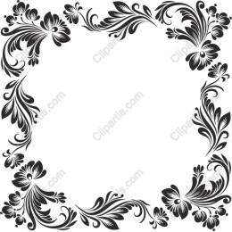 Elegant Floral Frame