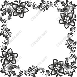 Elegant Floral Frame