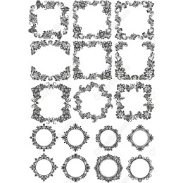 Floral Frame Set