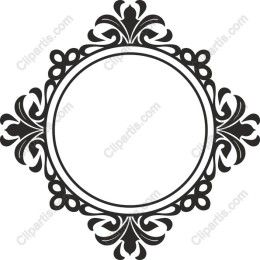 Elegant Vintage Floral Frame