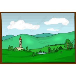 Serene Tower Landscape