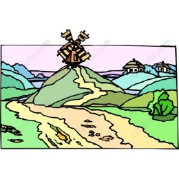 Country Charm: Rustic Windmill