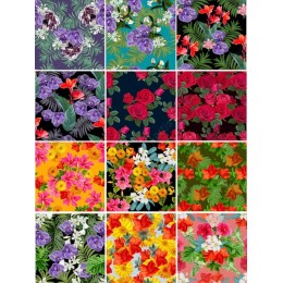 Vibrant Floral Bundle - 12 Unique