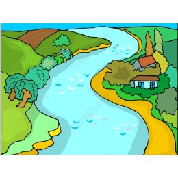 Serene River Landscape