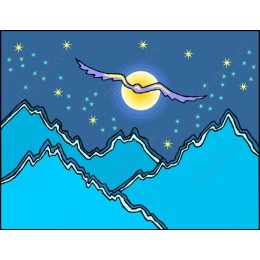 Majestic Night Landscape