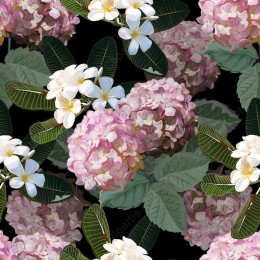 Elegant Floral - Hydrangeas & Plumeria
