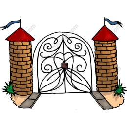 Whimsical Garden Gate