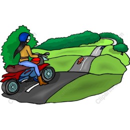 Dynamic Motorcyclist Adventure