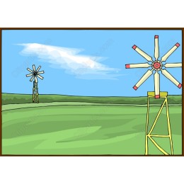 Whimsical Windmill