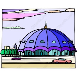 Vibrant Architectural Dome