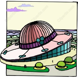 Futuristic Dome Building