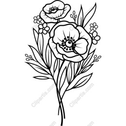 Elegant Poppy Floral work