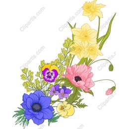 Vibrant Floral Composition