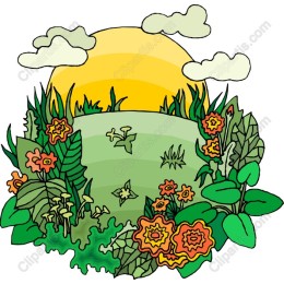 Vibrant Floral Landscape