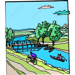 Vibrant Riverside Adventure
