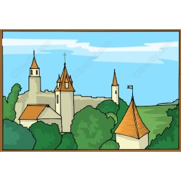 Charming Castle Landscape