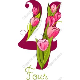 Floral Number 4