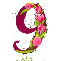 Floral Number Nine