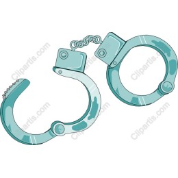 Handcuff in Teal