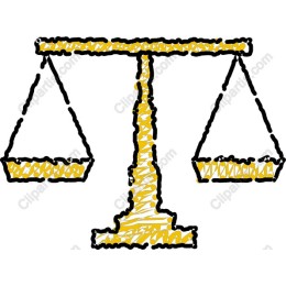 Hand-Drawn Balancing Scales
