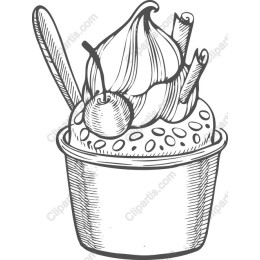 Vintage Ice Cream Sundae