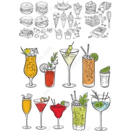 Vibrant Beverage & Snack Set