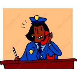 Vibrant Police Officer
